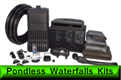 pondless waterfall kits